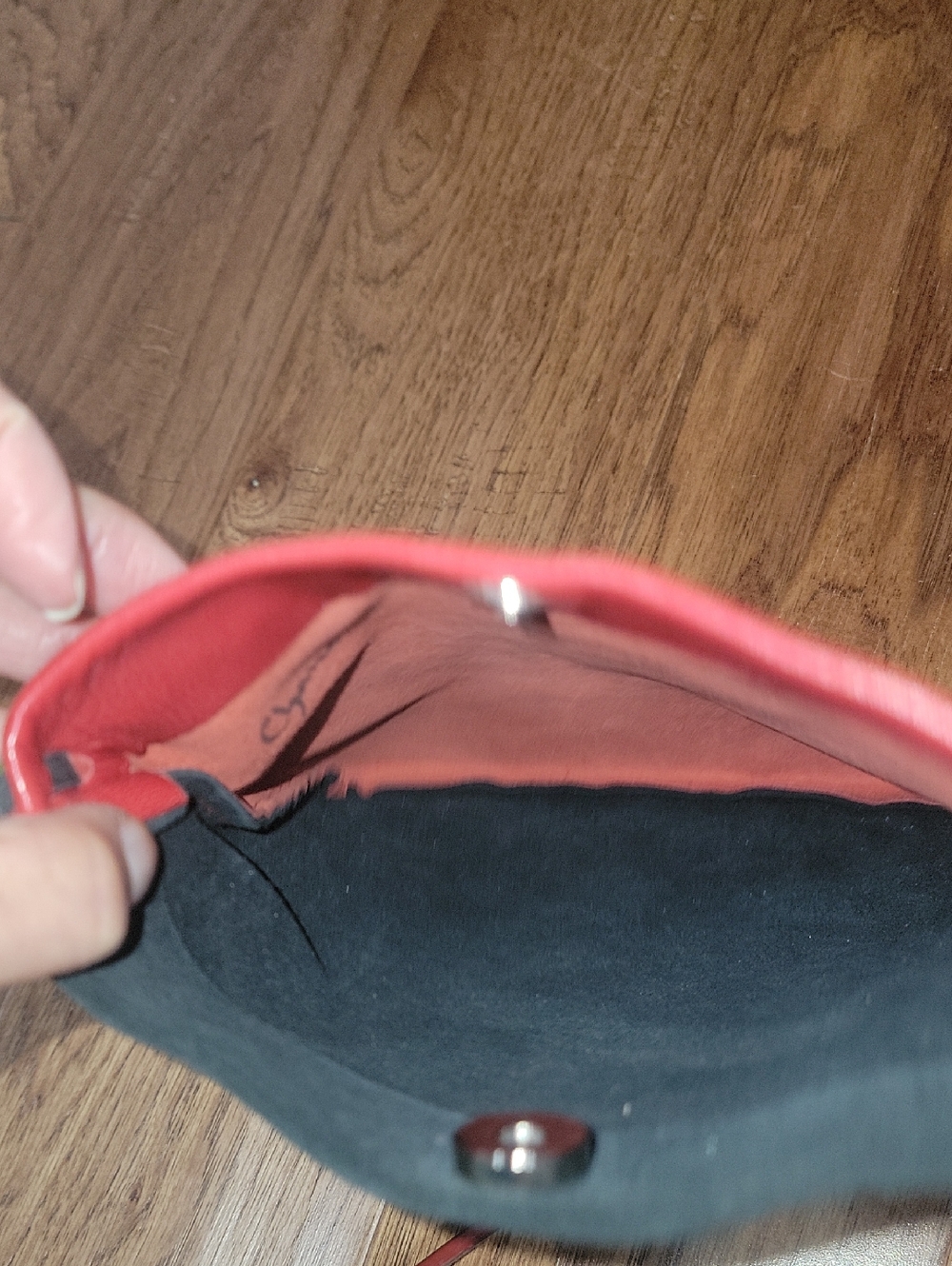 Cyanana Hand Crafted Leather Crossbody - Picture 9 of 11
